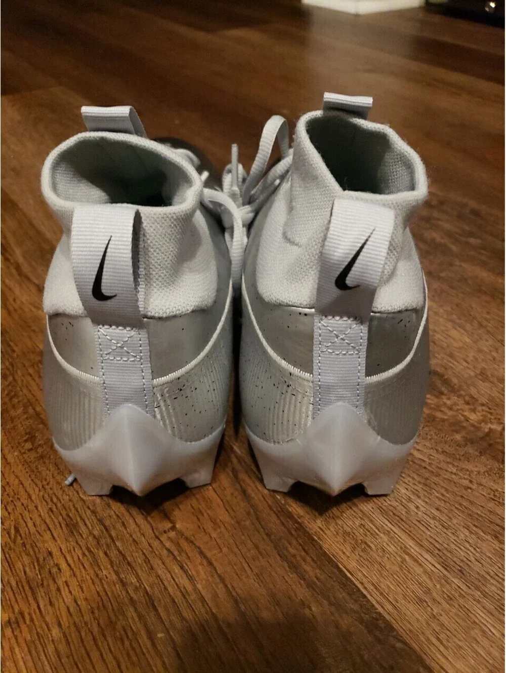 Size 16 Nike Vapor Edge Pro 360 2 Silver Black Football Cleats HF3454-003 Men's